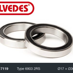 Roulement Elvedes Type 6903 2RS Ø17 x Ø30 x 7