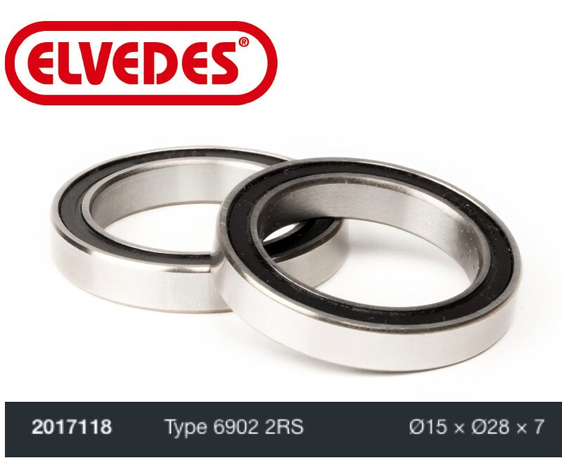 Roulement Elvedes Type 6902 2RS 15 x 28 x 7 – Image 2