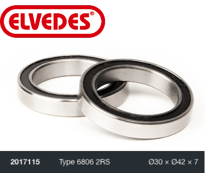 Roulement Elvedes Type 6806 2RS Ø30 x Ø42 x 7 – Image 2