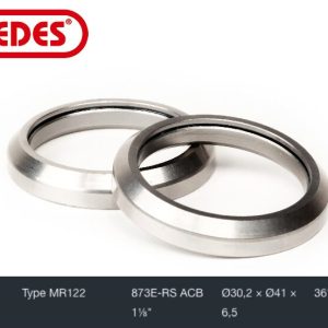 Roulement Jeu de Direction Elvedes Type MR122 1-1/8″ Ø30,2xØ41×6,5 36°x45°