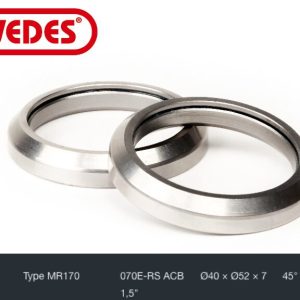 Roulement Jeu de Direction Elvedes Type MR170 1,5″ Ø40xØ52×7 45°x45°