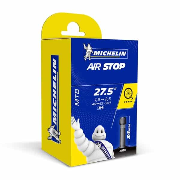 CHAMBRE VTT MICHELIN CAA AIRSTOP B4 27.5 X 1.9-2.5 STD 34MM – Image 2
