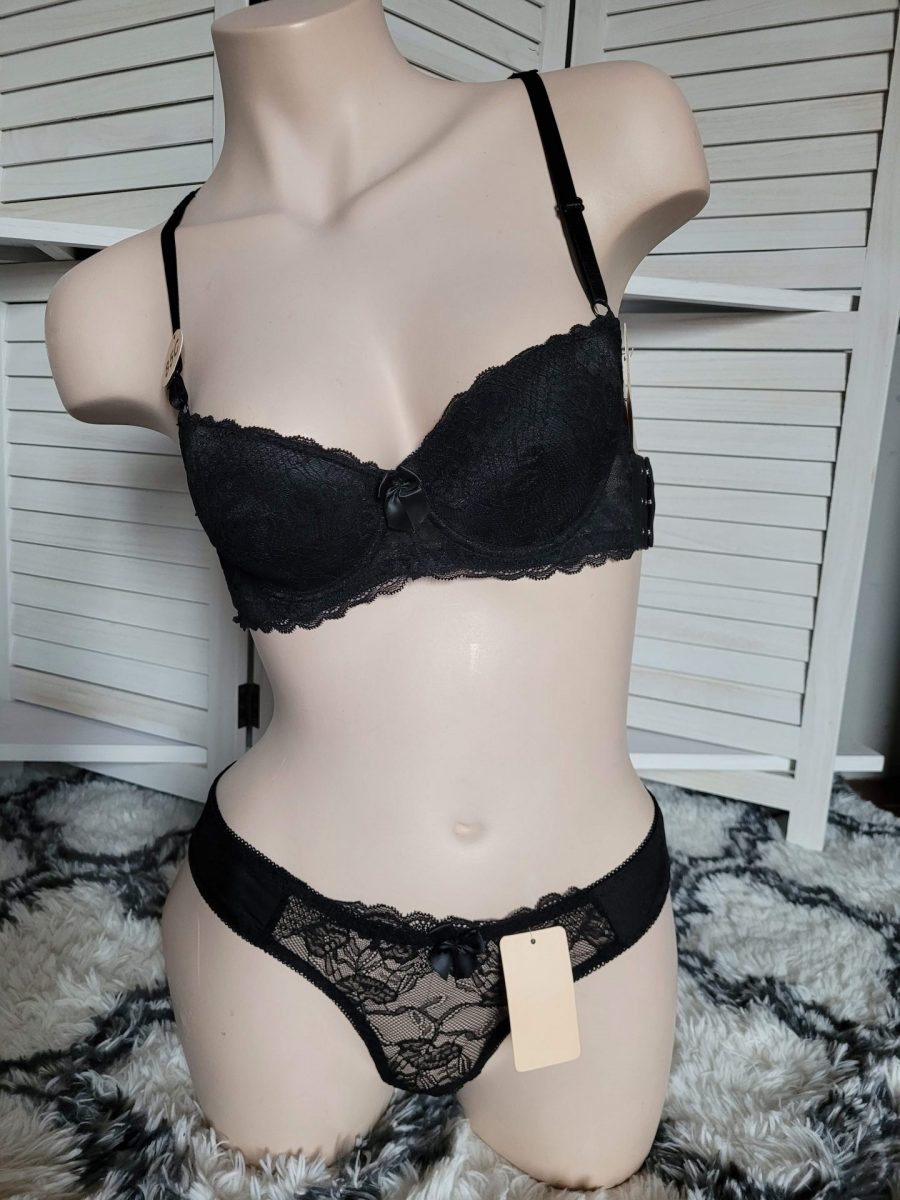 soutien-gorge dos nageur noir. – Image 2