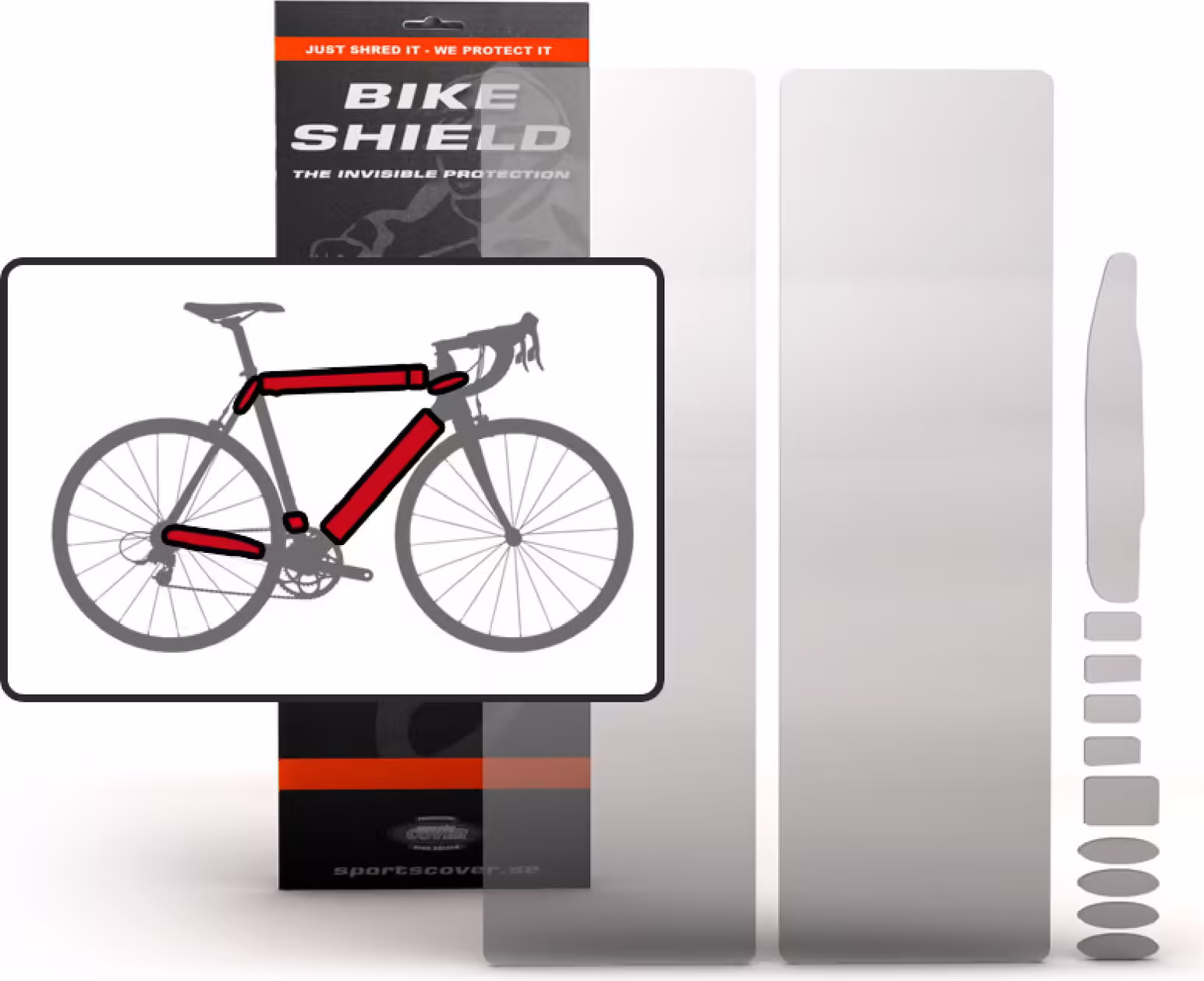 Kit film de protection BIKESHIELD CABLE SHIELD