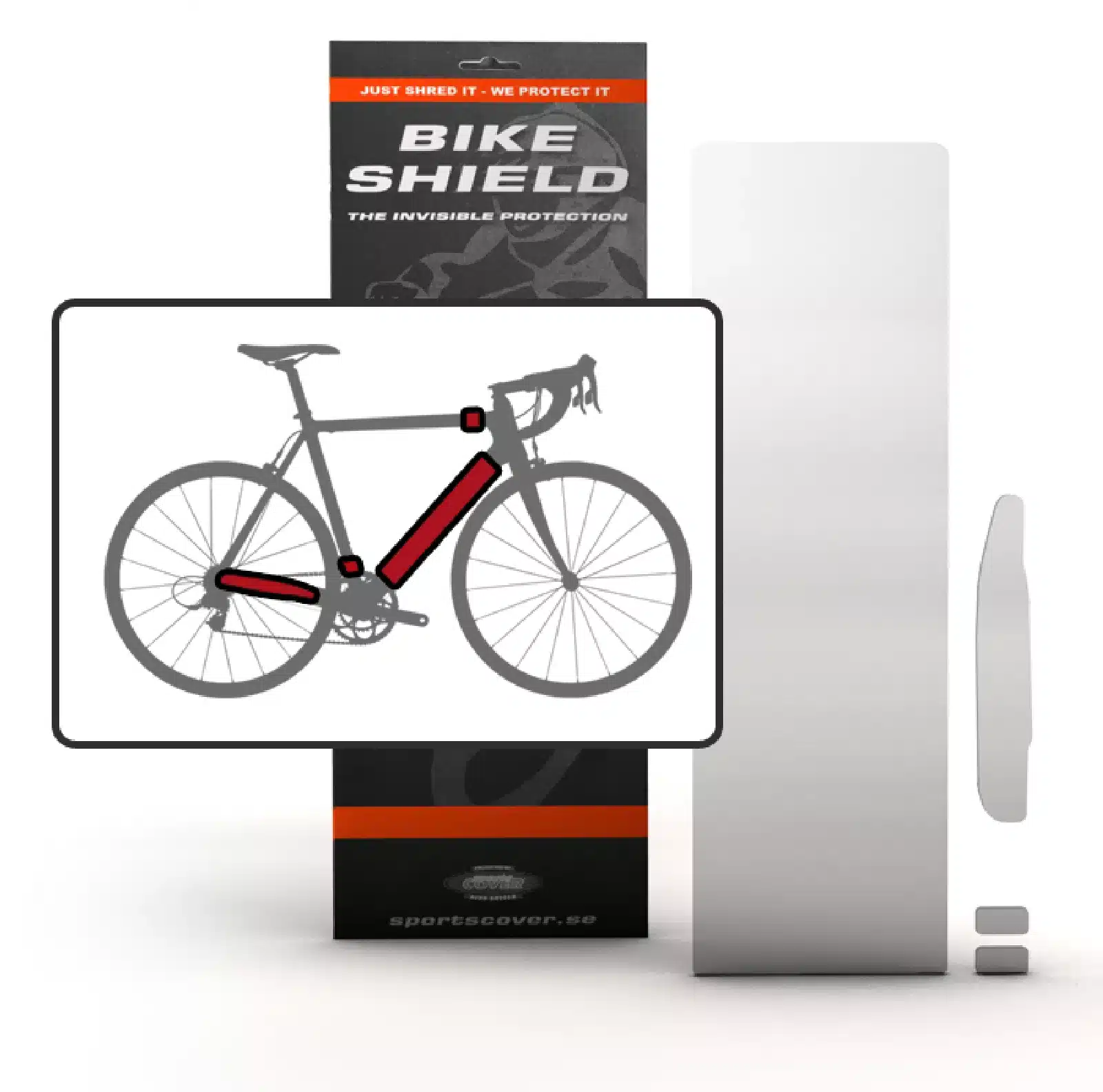 Kit film de protection BIKESHIELD TUBE SHIELD LARGE – Image 2