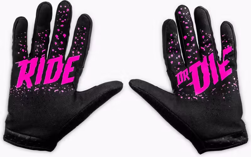 Gants Longs VTT Muc-Off Polka Rose – Image 3