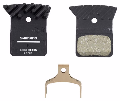 Shimano PLAQUETTES FREIN RESINE L05A INCLUS RESSORT/VIS 1