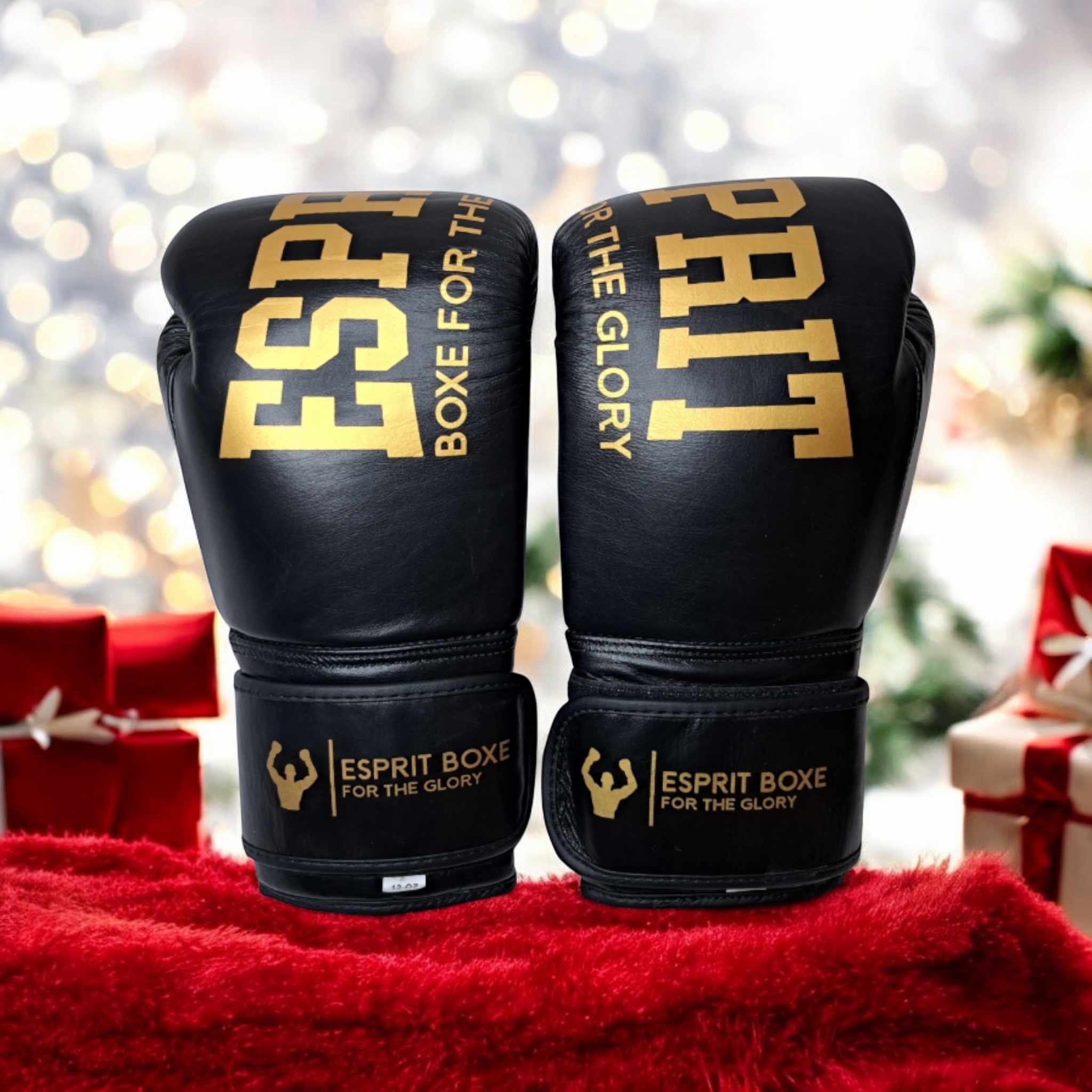 Gants de sparring Esprit Boxe (Noir et Or) – Image 9
