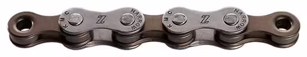 Kmc chaîne z7 gris/marron 1/2′ x 3/32′, 114 maillons,7,3mm,6/7vit.