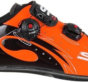 SIDI SCARPE WIRE CARBON LUCIDO Orange/Noir