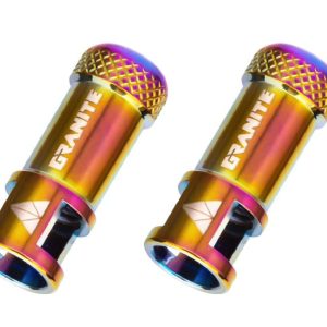 Capuchons de valves CNC/demonte obus oil slick Juicy Nipples