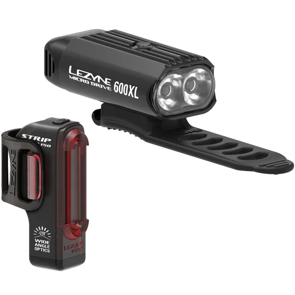 Lampes Lezyne Micro Drive 600XL Strip Pair