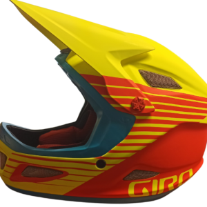 Casque Giro Cipher Jaune / Rouge / Bleu