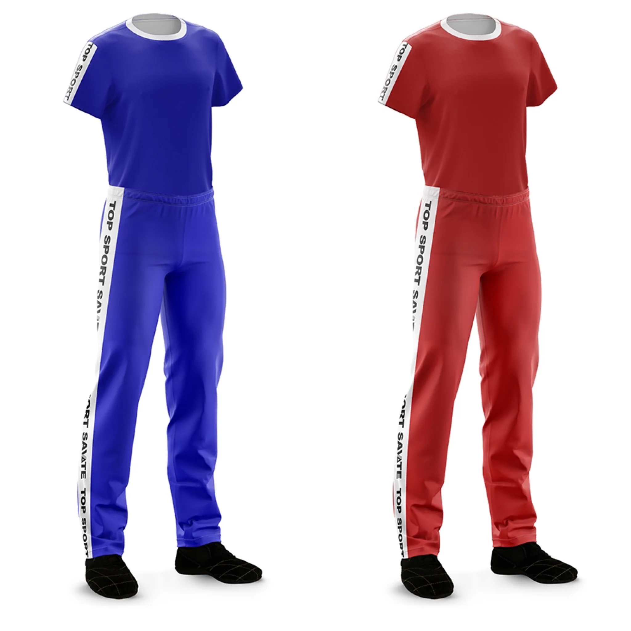 2 TENUES COIN BLEU/ROUGE – Image 2