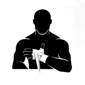 Décoration boxe Stickers Boxeur