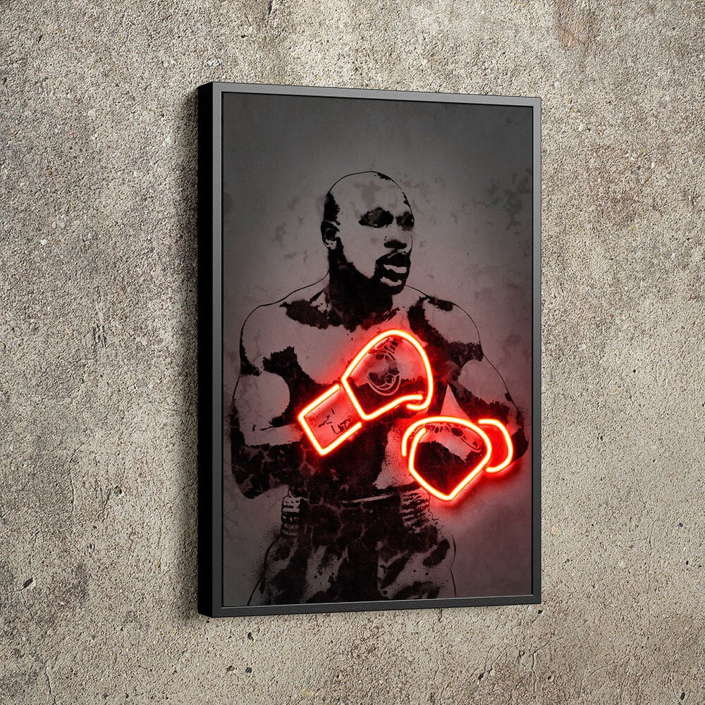 Tableau Floyd Mayweather (néon) – Image 2