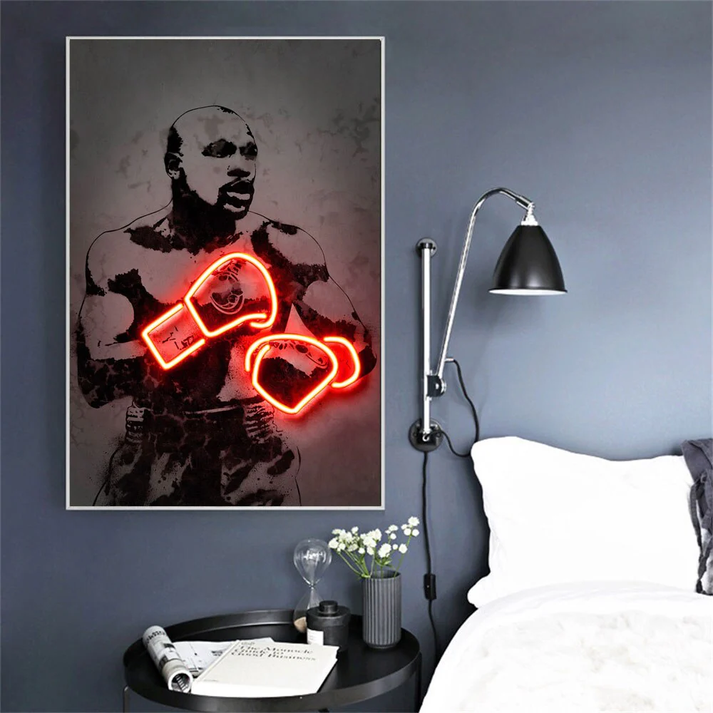 Tableau Floyd Mayweather (néon) – Image 4