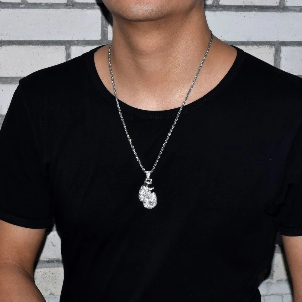 Pendentif gants de boxe en Diamant – Image 5