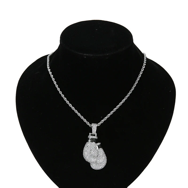 Pendentif gants de boxe en Diamant – Image 4