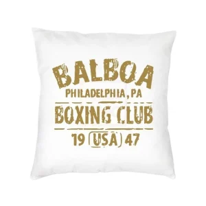 Coussin ROCKY BALBOA (Blanc)