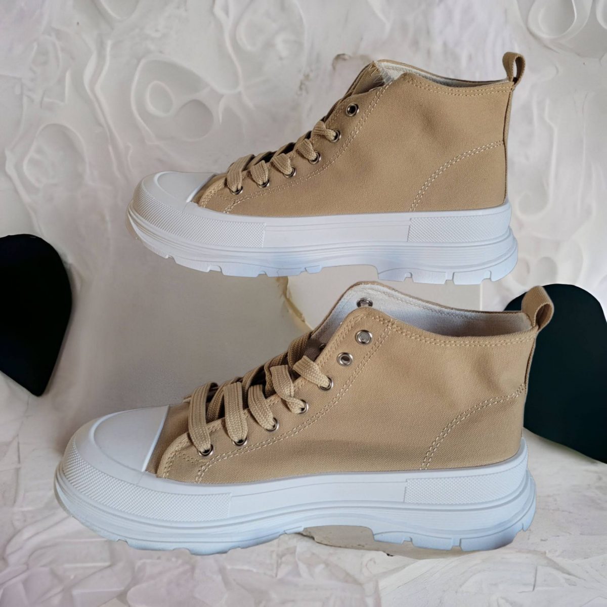 Baskets en tissu montantes. – Image 4