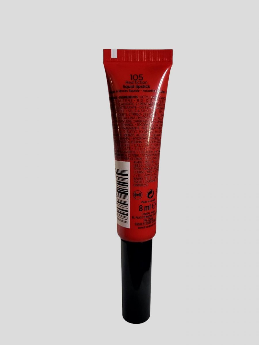 Rouge à lèvres L’Oréal liquide 105 Red Fiction. – Image 3