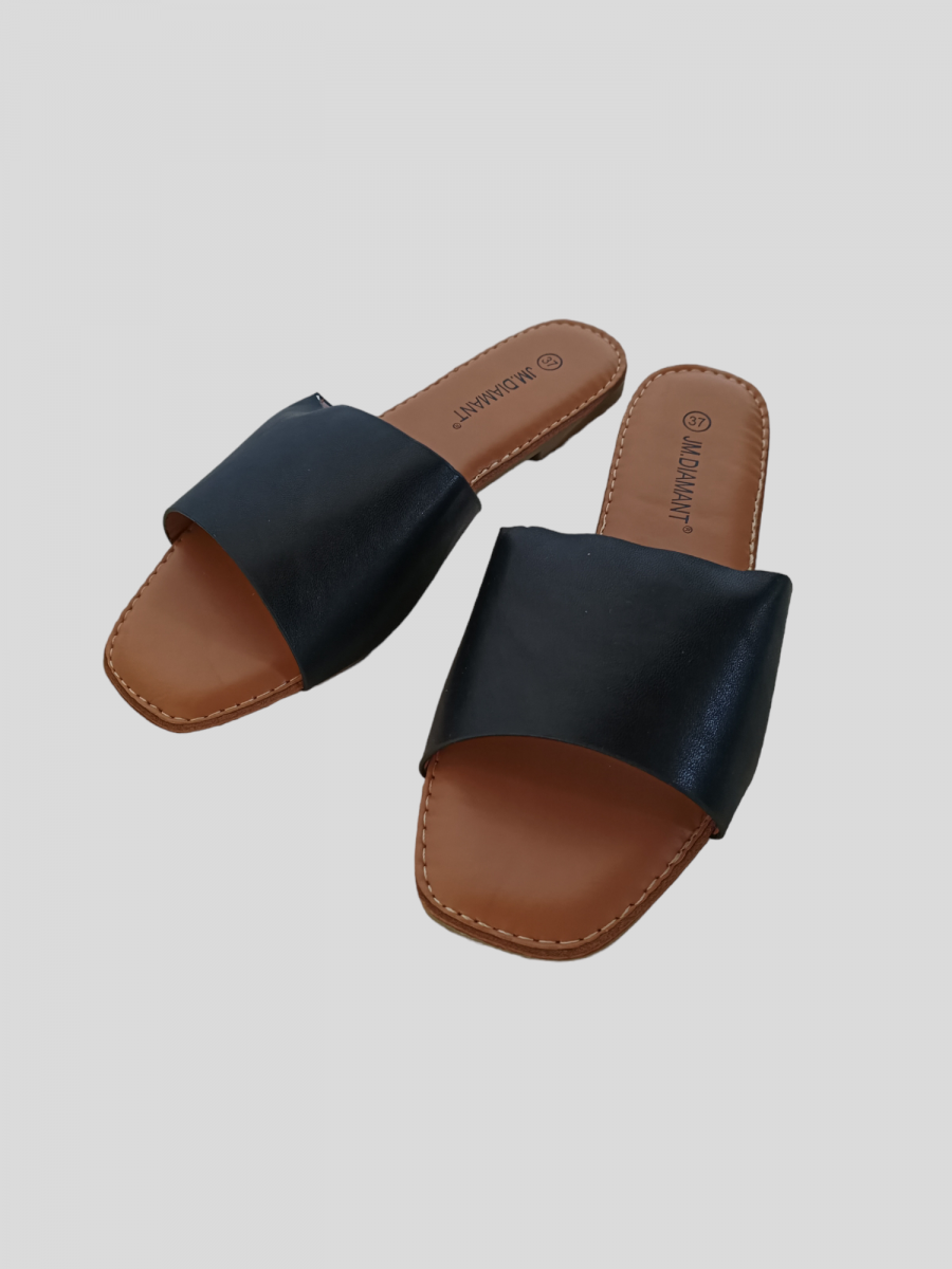 Mules plates bande simple. – Image 2