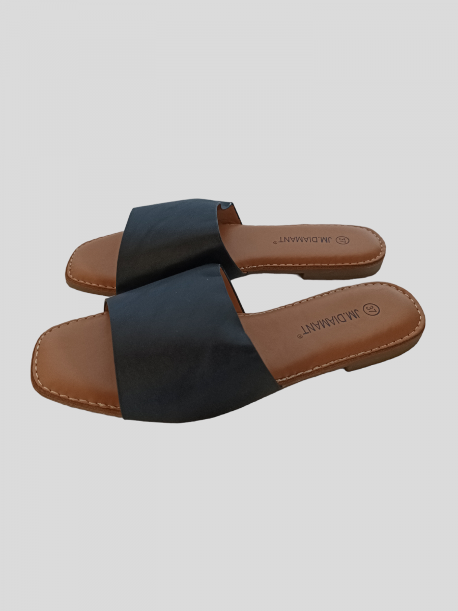 Mules plates bande simple. – Image 3