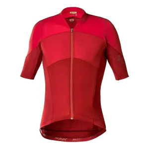 MAILLOT MAVIC COSMIC ULTIMATE SL MANCHE COURTE ROUGE (H)