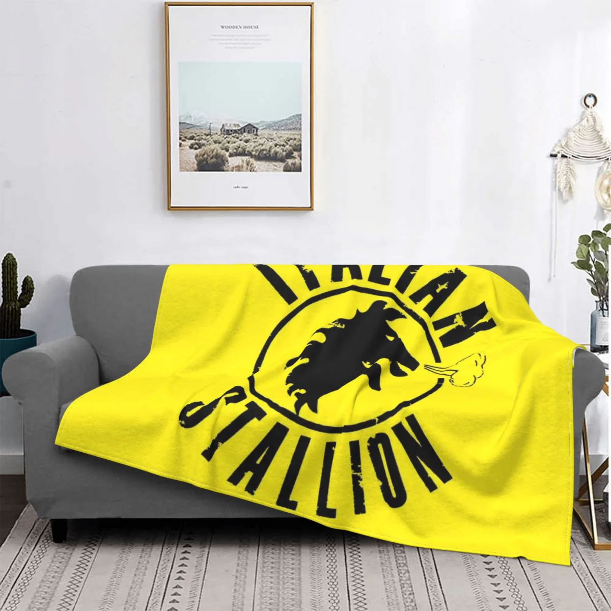 Décoration boxe Couverture Italian Stallion – Image 2