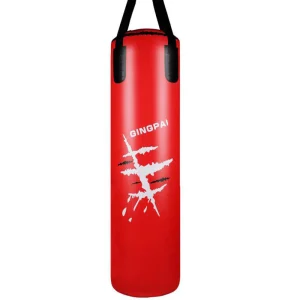 Sac de frappe en Cuir PU (100cm, rouge)