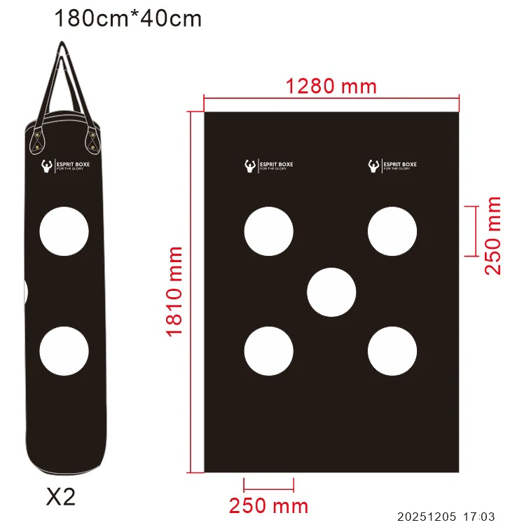 Sac de frappe avec cibles – Image 2