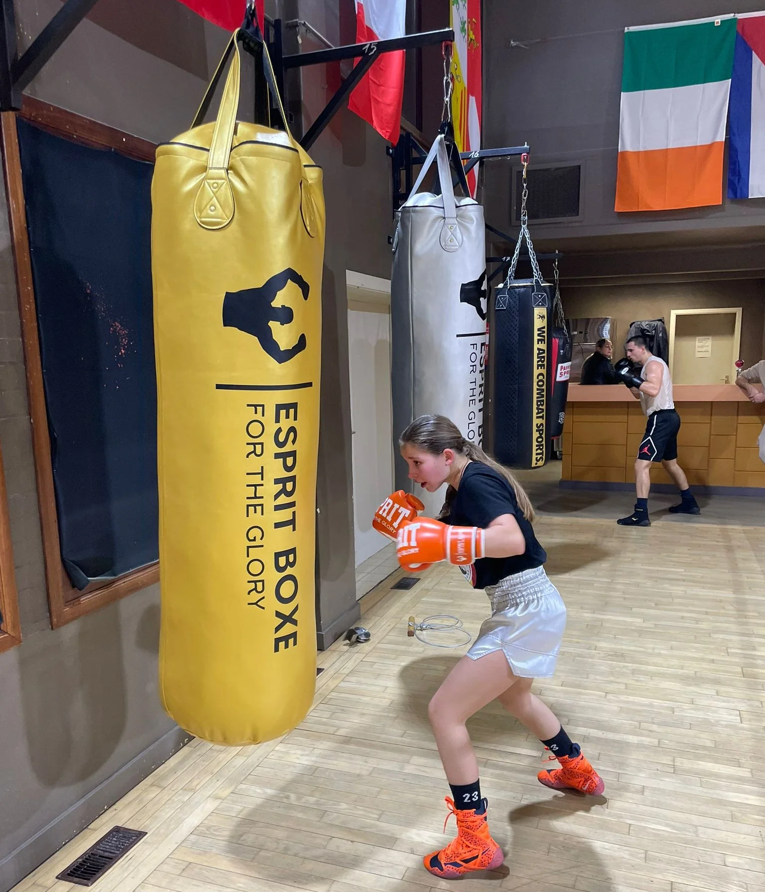 Sac de frappe Gold Esprit Boxe – Image 2