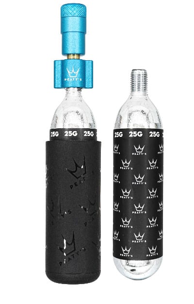 Pompe / Gonfleur CO2 Holeshot Peaty’s – MTB (25g) – Image 3