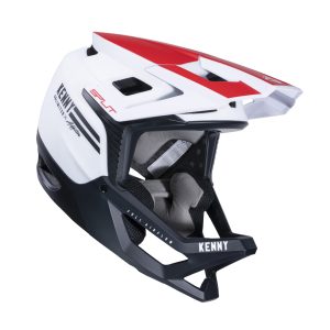 Casque Integral KENNY SPLIT Rouge/Blanc/Noir