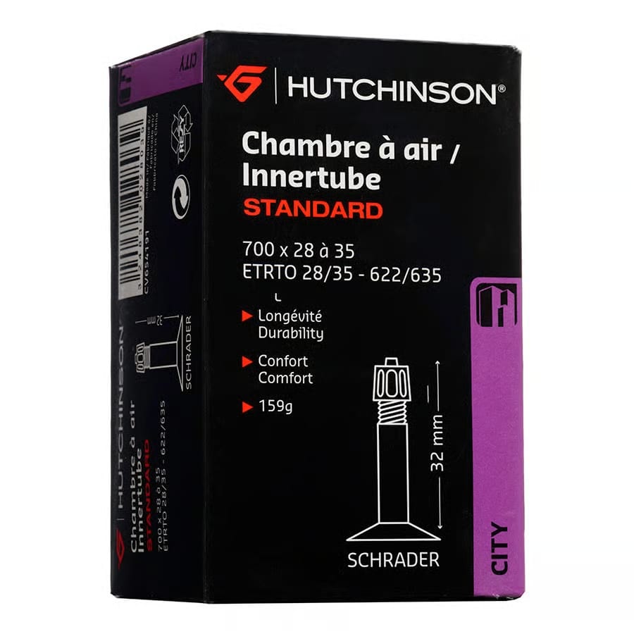 Chambre à air Hutchinson Standard 28′ (700×28/35) Schrader – Image 2