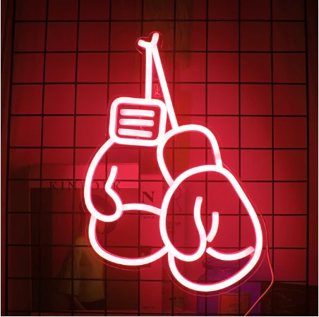 Décoration boxe Gants de boxe lumineux – Image 5