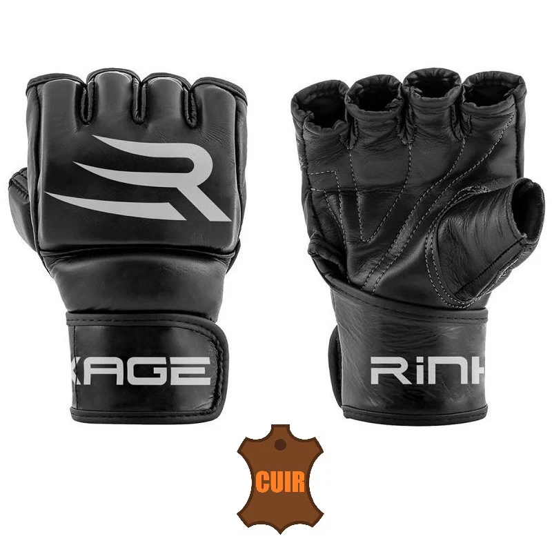 Gants de compétition MMA Rinkage Mixed Fit Cuir – Image 2