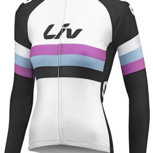 LIV RACE DAY LS JERSEY WHITE/BLACK