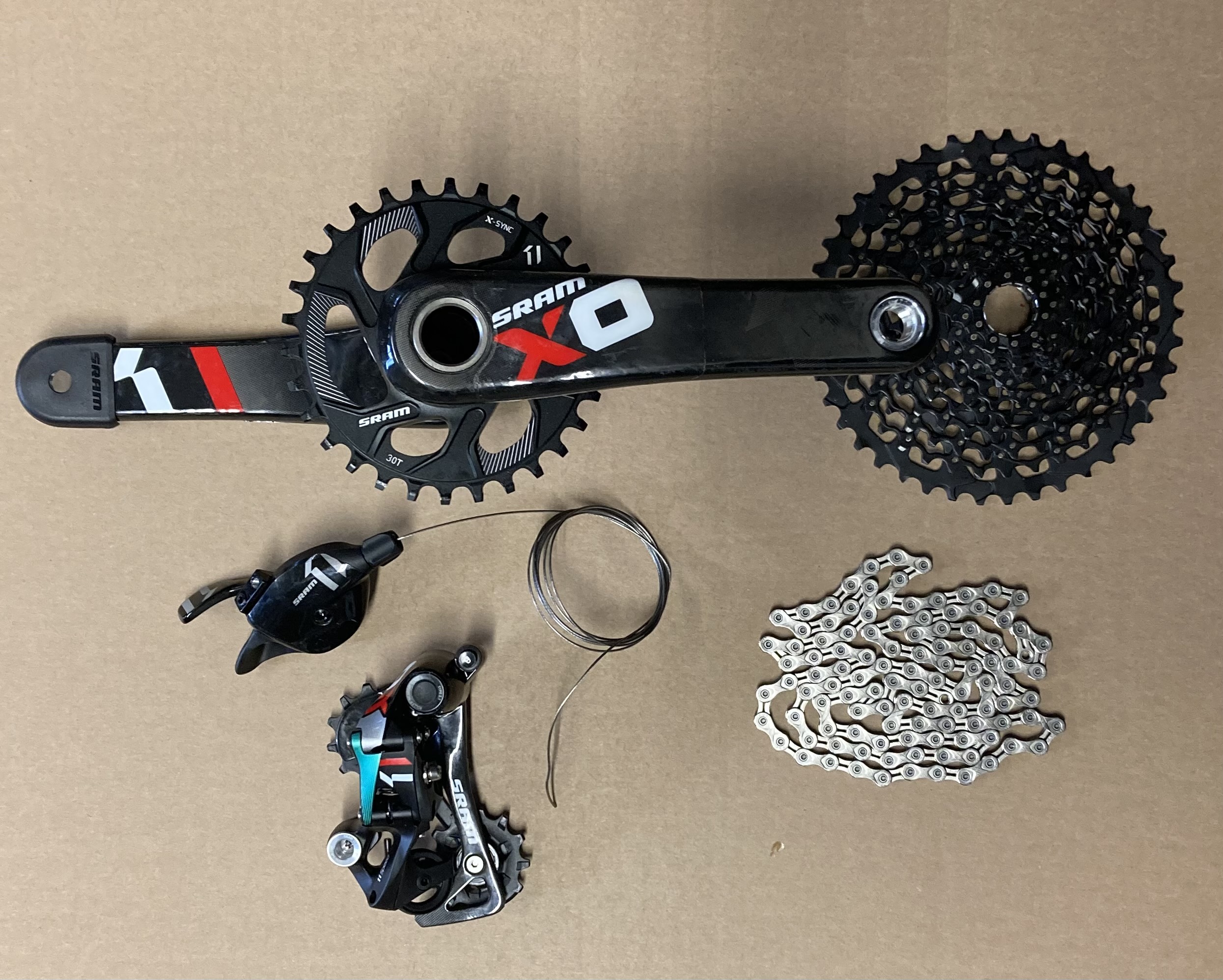 GROUPE SRAM X01 11V 170 MM