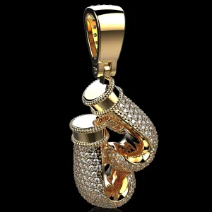 Gants de boxe en Or (pendentif)