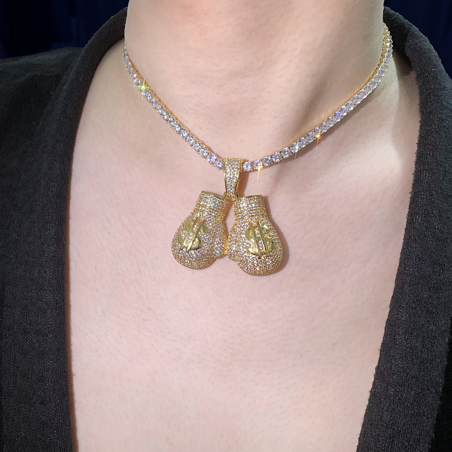 Pendentif gants de boxe DOLLAR – Image 6