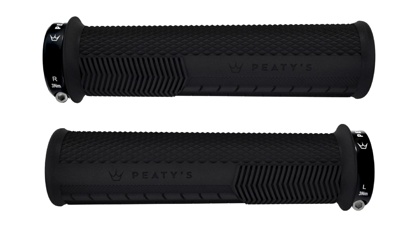 Poignees Peaty’s MONARCH KNURL Fin (30-32mm) SUPERSOFT – Image 2