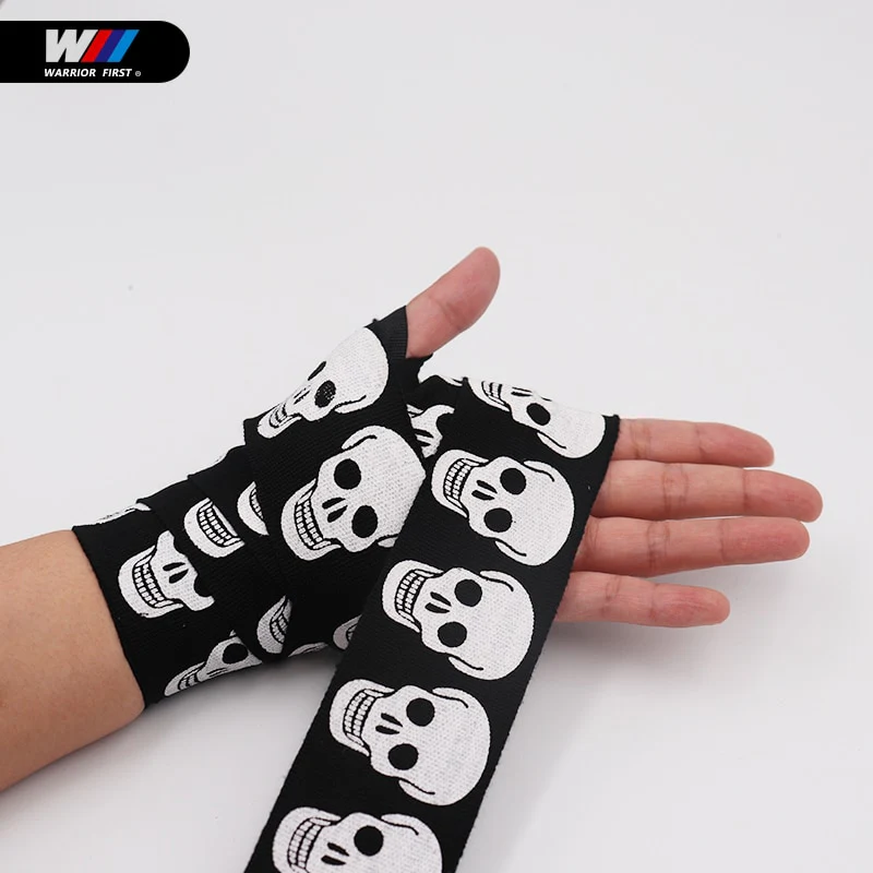 Bandage boxe TETE DE MORT (Noir)