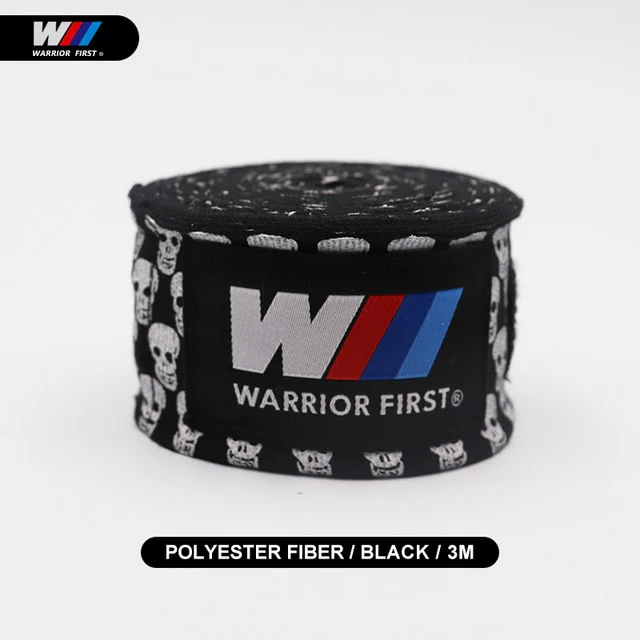 Bandage boxe TETE DE MORT (Noir) – Image 3