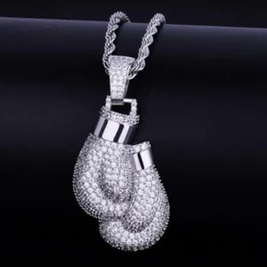 Pendentif gants de boxe en Diamant