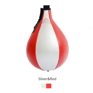 Poire (de vitesse) boxe ROUGE/ARGENT
