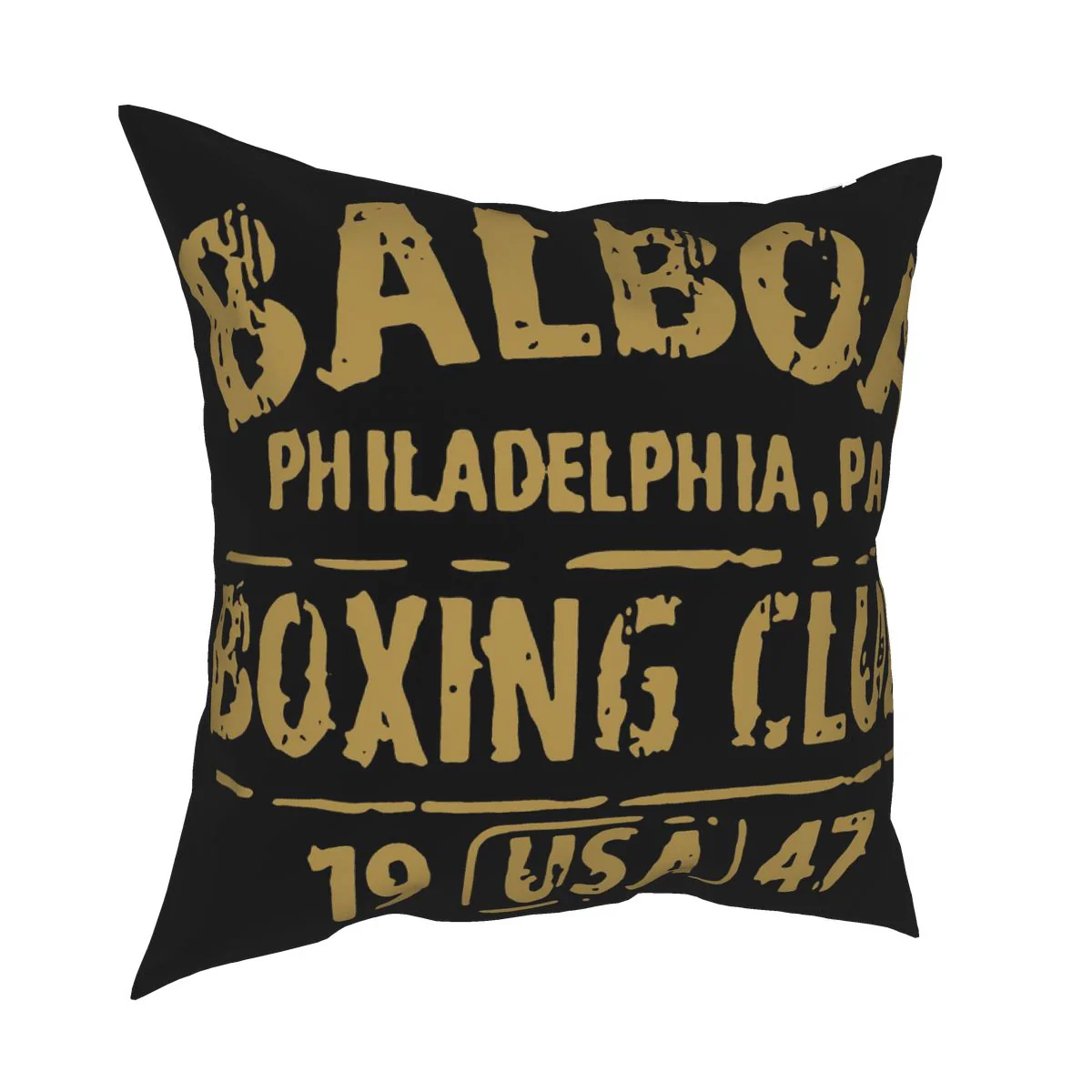 Coussin ROCKY BALBOA (Noir) – Image 2