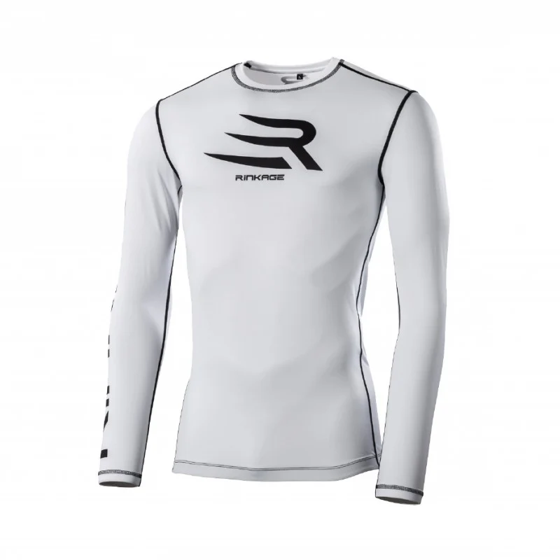 Rashguard manches longues blanc Rinkage BASIS – Image 3