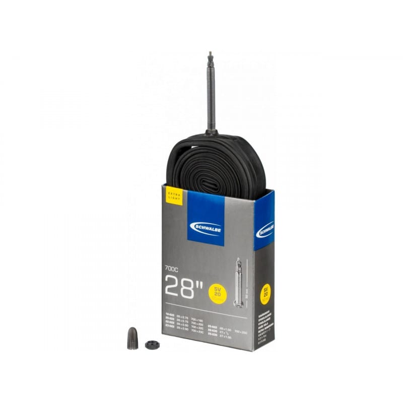 CHAMBRE SCHWALBE 700X18-25C LIGHT PRESTA valve 50mm – SV20V50 – Image 3